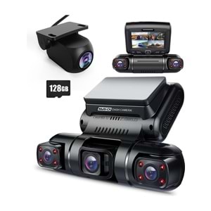 PRUVEEO D90-4CH FHD WI-FI GPS + 128GB SD Kart Kame