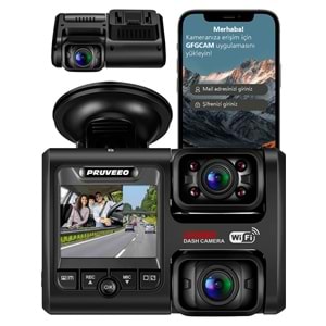PRUVEEO D30 WI-FI 4K Araç Kamerası