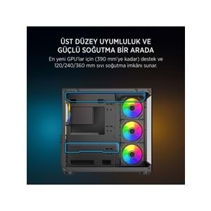 JAMES DONKEY STARK S800 4X ARGB BLACK Kasa 750W