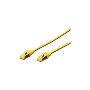Digitus Zırhlı Patch Kablo Cat6A Sarı (0,25m)