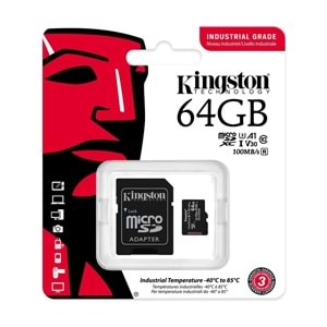 Kingston 64GB Micro SDXC Endüstriyel SDCIT2/64G