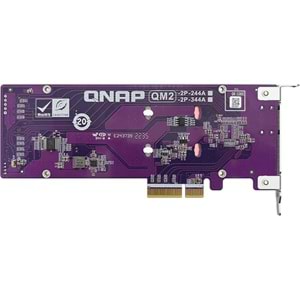 Qnap QM2-2P-344A Dual M.2 PCIe SSD Kart