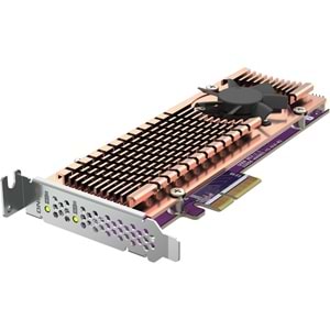 Qnap QM2-2P-344A Dual M.2 PCIe SSD Kart