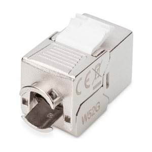Digitus CAT6A Keystone Jack Zırhsız (Siyah Beyaz)