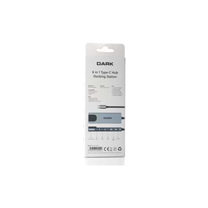 Dark (DK-AC-U31X47) 6in1 USB 3.2 Type-C Çoklayıcı