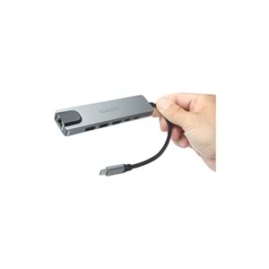 Dark (DK-AC-U31X47) 6in1 USB 3.2 Type-C Çoklayıcı