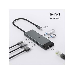 TP-Link UH6120C Type-C 6 Port Hub