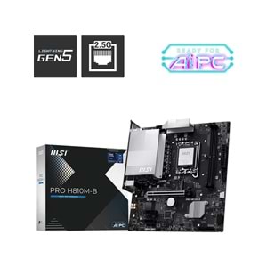 MSI PRO H810M-E DDR5 1851P Hdmi Dp