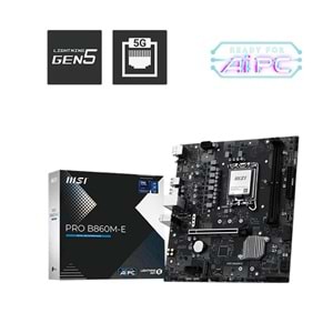 MSI PRO B860M-E D5 1851P Hdmi Dp 5G-LAN