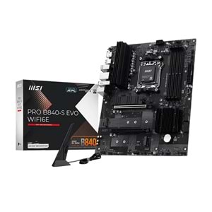 MSI PRO B840-S EVO WIFI6E AM5 D5 Hdmi Type-C