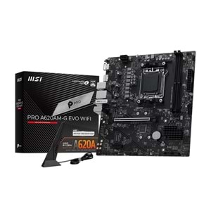 MSI PRO A620AM-G EVO WIFI AM5 Ryzen DDR5 Dp Hdmi