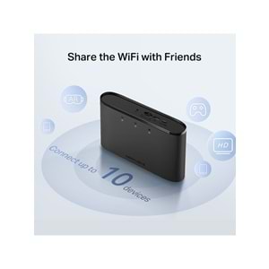 Tp-Link Mercusys MT110 150Mbps Wi-Fi 4G LTE SIM Kartı Tak/Çalıştır Mobil Router