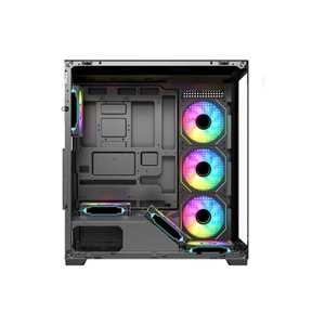 Frisby DOMINATOR 650W (7x ARGB Fan) 80+ Gaming Kasa (FC-9565G)