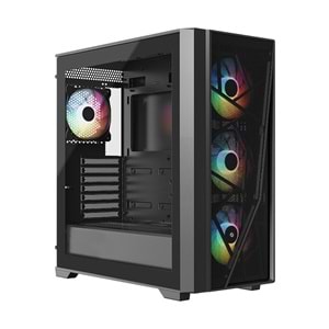 Frisby TUNDRA 750W (6x ARGB Fan) 80+Bronze Gaming Kasa (FC-9585G)