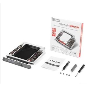 Dark DK-AC-DSOSD12 StoreX X.Tray Optik Sürücü Disk Yuvası Dönüştürücü (12.7mm)