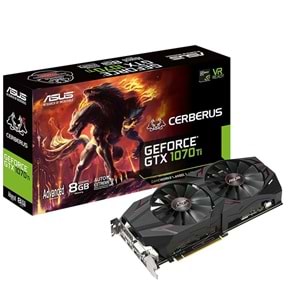 Asus CERBERUS-GTX1070TI-A8G 8GB 256Bit GDDR5 Ekran Kartı