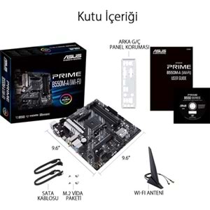 Asus Prime B550M-A WI-FI DDR4 HDMI/DVI/VGA AM4 Anakart