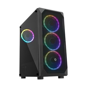 Frisby 600W 80+ USB 3.0 Dual-Ring RGB Fan ATX Gaming Kasa FC-9315G-600