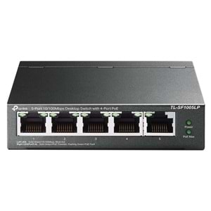 TP-Link TL-SF1005LP 5-Port 4-Port PoE Masaüstü Switch