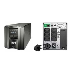 APC Akıllı Güç Kaynağı Smart-UPS 750VA LCD 230V Uzaktan İzlemeli - Smartconnect SMT750IC