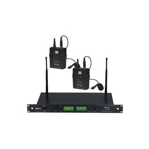 Denox Astron ATR-720 UHF EL+YAKA Profesyonel Telsiz Mikrofon Set