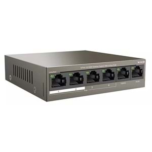 Tenda 6 Port 10/100M 4 Port PoE Switch TEF1106P-4-63W