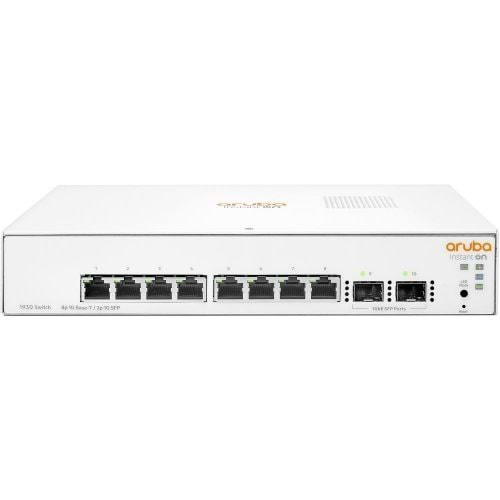 HPE INSTANT ON JL680A 8 Port Gigabit+2X1GB SFP Uplink L2+ Yönetilebilir Switch
