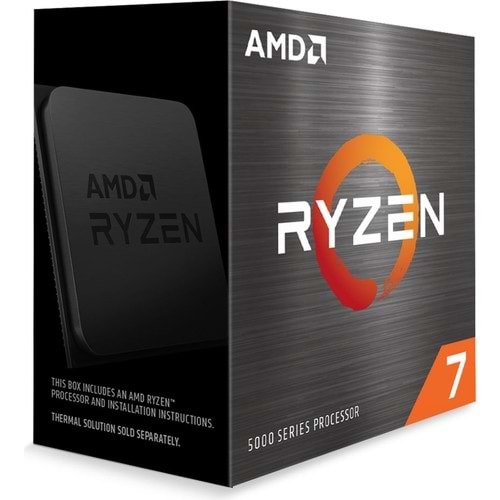 AMD RYZEN 7 5700X 3.8/4.6GHz 36MB 65W AM4 İşlemci (Fansız)