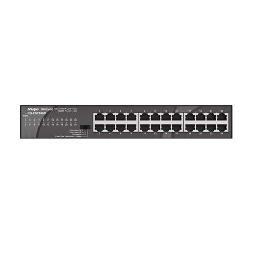 Ruijie RG-ES124GD 24 Port Gigabit Metal Kasa Switch