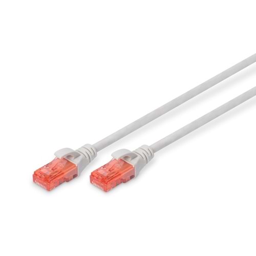 Digitus DK-1617 20m CAT6 LSZH U-UTP Bakır Patch Kablo (Gri)