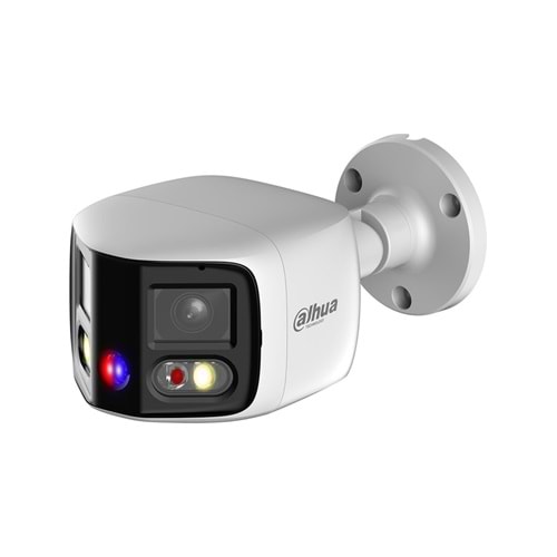 Dahua IPC-PFW3849S-A180-AS-PV 2X4MP TİOC Süper Geniş Açı Bullet Kamera (Sesli VE IŞIKLI İKAZ,SMD+)