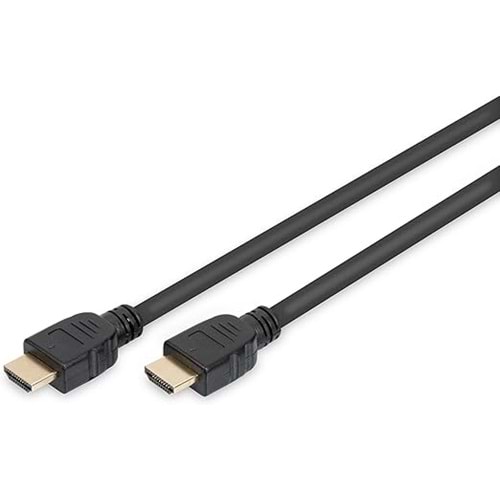 Digitus HDMI Kablo Altın Uçlu Siyah (3m) 4K