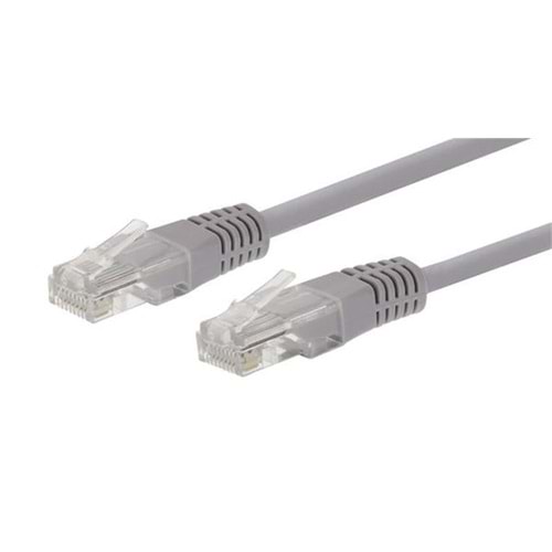Uranium 30 CM 26AWG 250MHZ LSZH UTP Gri Renk CAT6 Patch Kablo