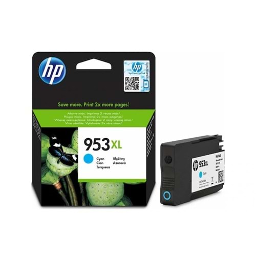 HP F6U16A No 953Xl Yüksek Kapasiteli Mavi Kartuş