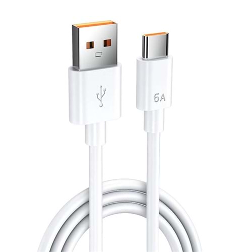 Sensei SNSDC-1.5M USB To Type-C 6A Data ve Şarj Kablosu (1.5m)