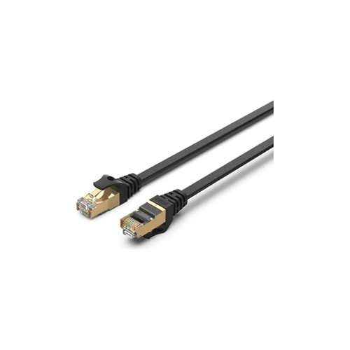 UNITEK CAT7 Patch Kablo 10 Metre Flat 10Gbps – C1897BK-10M