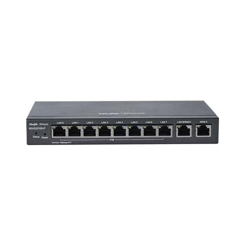 Ruijie Reyee RG-EG210G-P 10-Port Gigabit Cloud 70W VPN Poe Router Yönetilebilir