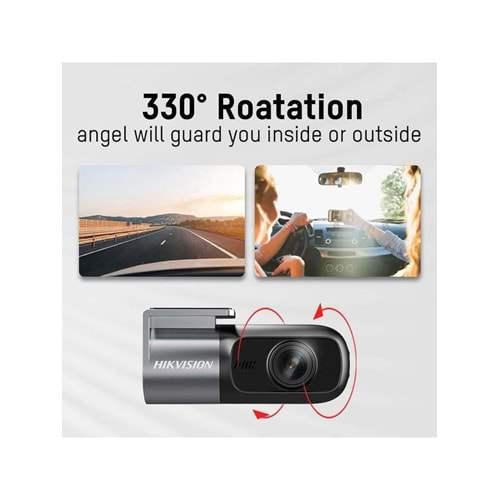 Hikvision AE-DC2018-D1 Araç İçi Kamerası 1080P Wifi APP Single Channel