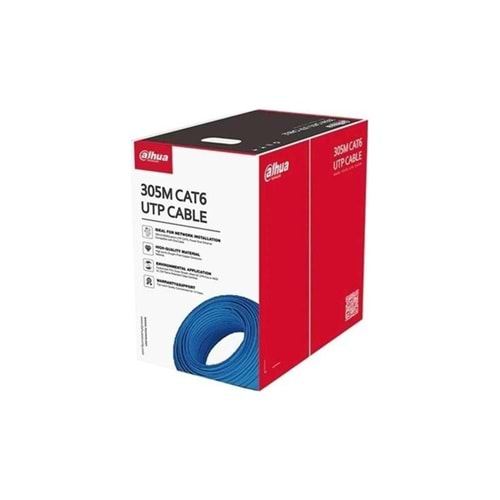 Dahua PFM922I-6UN-C 305 METRE U/UTP 23AWG CCA MAVİ RENK CAT6 Kablo