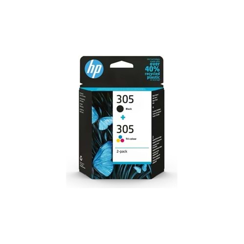 HP 6ZD17A NO 305 2 li paket Üç Renk Siyah Orijinal