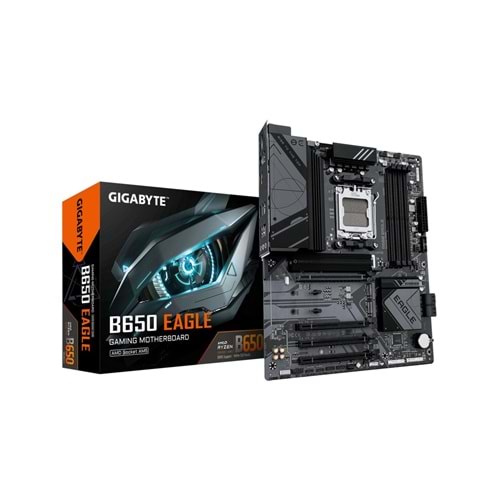 Gigabyte B650-EAGLE B650-EAGLE 8000MHz OC DDR5 AM5 M.2 HDMI DisplayPort ATX Anakart