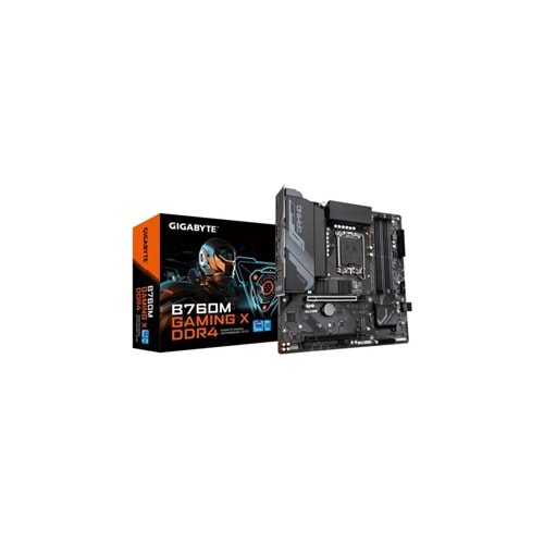 Gigabyte B760M-GAMXDDR4GEN5 B760M-Gaming-X-DDR4-GEN5 5333MHz OC LGA1700 M.2 HDMI DP MicroATX Anakart