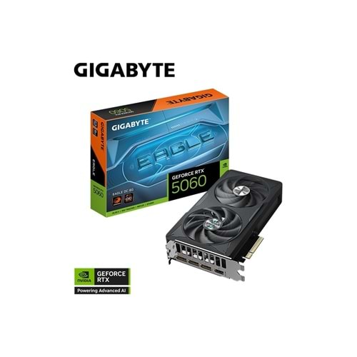 Gigabyte GVN5060EAGLEOC-8GD VGA RTX5060 EAGLE OC 8GB 128B GDDR7 DP-HDMI EKRAN KARTI