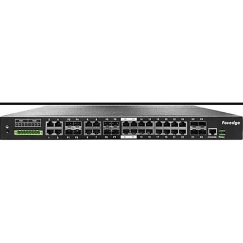 FOREDGE IS1024GPS-8F-4TF Industrial Gigabit 24 plus 8 plus 4 10G Port Managed PoE Switch