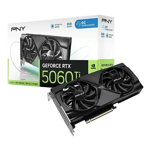 PNY RTX 5060 Ti 8GB GDDR7 128Bit (VCG5060T8DFXPB1-O) Ekran Kartı