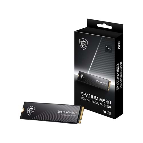 MSI SPATIUM1TB M560 PCIE 5.0 NVME M.2 10200/8400MB/s