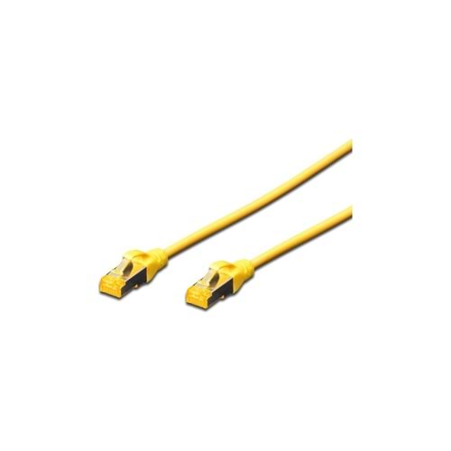 Digitus Zırhlı Patch Kablo Cat6A Sarı (0,25m)