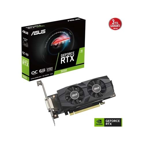 Asus GeForce RTX 3050 6GB LP BRK OC 96Bit