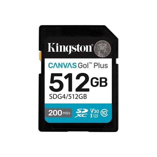 Kingston 512GB SDXC Gen4 200MB/s SDG4/512GB