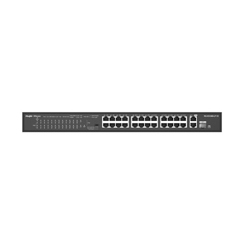 Ruijie Reyee RG-ES228GS-LP 26-Port Gigabit +2X SFP Fiber Yön. PoE Cloud (250W)